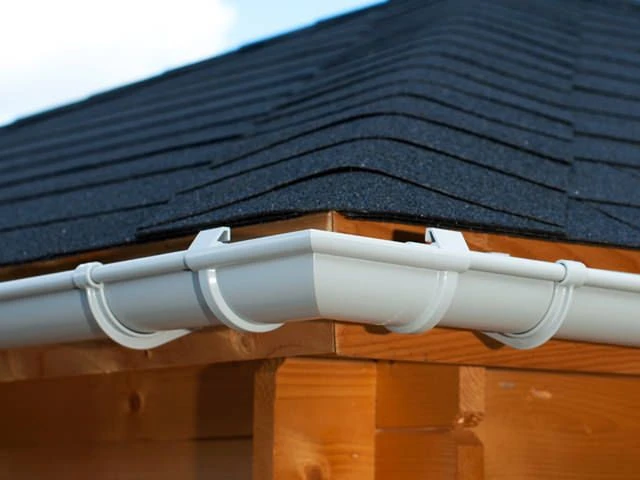 PVC Dakgoot Vierhoekig GD16 Grijs 14-17.5 m - Afbeelding 1